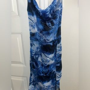 Dragon, date night, side tie, adjustable, scoop neck, tank top